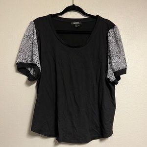 Nice black T-shirt.